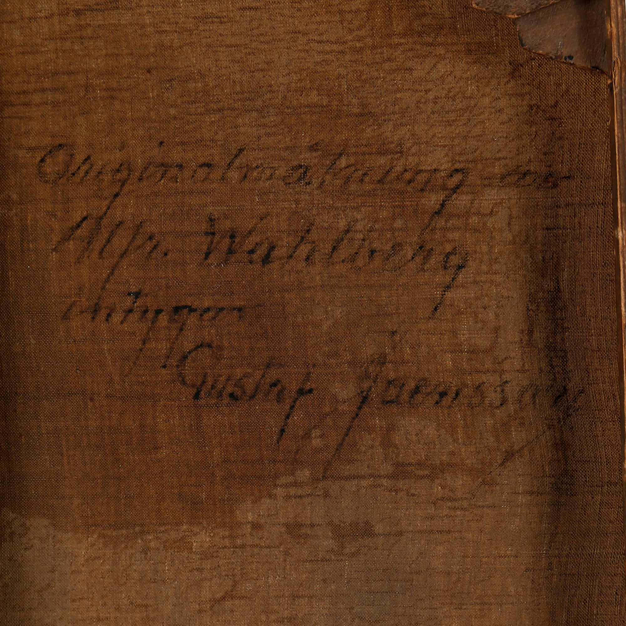 ALFRED WAHLBERG, olja på duk, signerad och daterad -91.