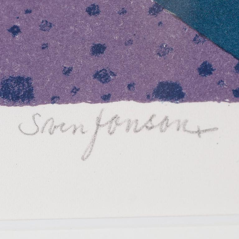 SVEN JONSON, färglitografi, signerad och numrerad 141/310.