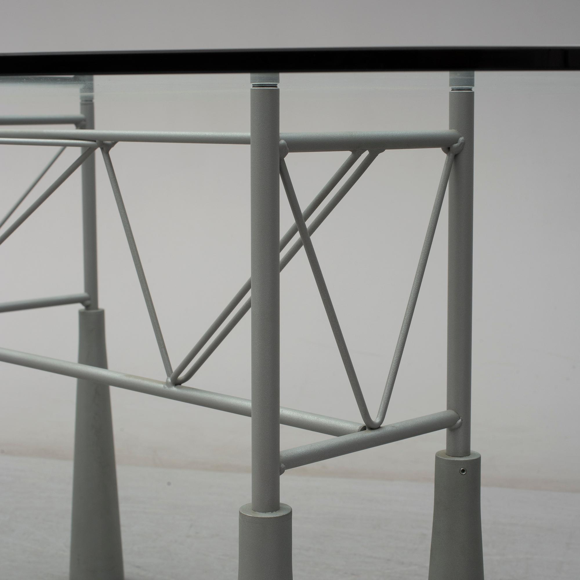 ELLIOTT LITTMANN, a 'Lybra' dining table, Driade.