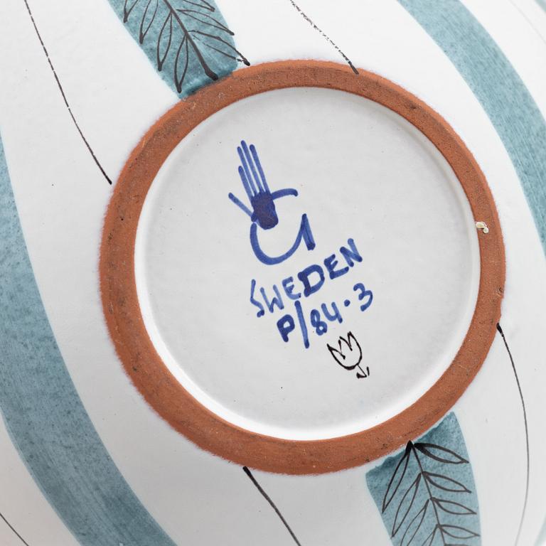 Stig Lindberg, a faience bowl, Gustavsbergs studio.