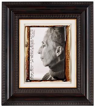 203. Peter Beard, "Karen Blixen in Rungstedlund, Dec. 3rd 1961".