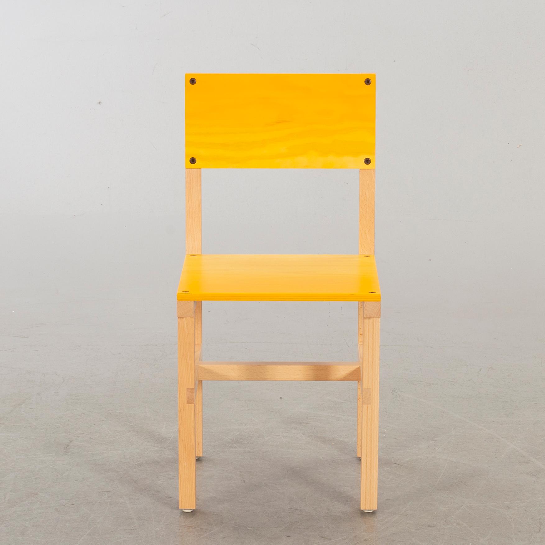 FREDRIK PAULSEN, "Röhsska" Designbaren, stol, Blå Station 2020, Stol 34/102.