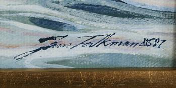 JAN FALKMAN, olja på duk, signerad och daterad 86/87.