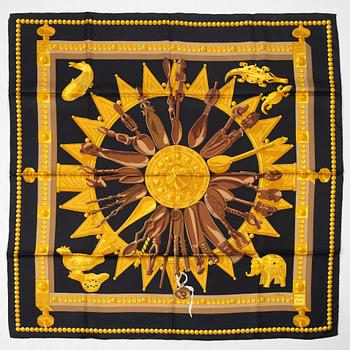 Hermès, scarf, "Cuillers d'Afrique".