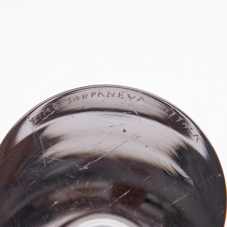 TIMO SARPANEVA, glasskulptur, signerad Timo Sarpaneva, Iittala.