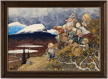 ROLF LIDBERG, akvarell, monogramsignerad RL och daterad -79.