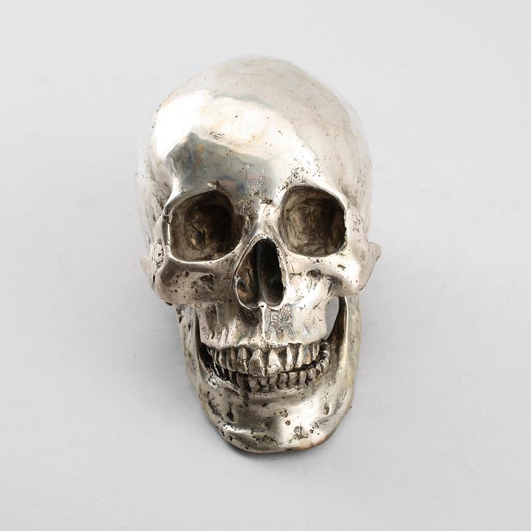 FIGUR, försilvrad metall, sent 1900-/2000-tal.