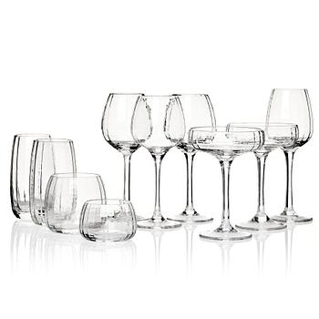 Claesson Koivisto Rune, "Wireframe", a glass ware set(10), prototypes, Sarasa, Japan, 2007.