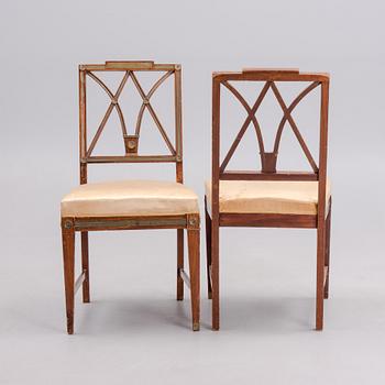 MÖBLEMANG, 6 DELAR, Ryssland, Jacob-stil, 1800-talets slut.