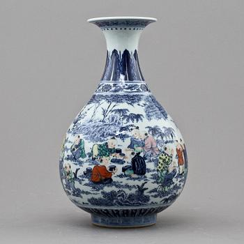 VAS, porslin, Kina, 1800-tal.