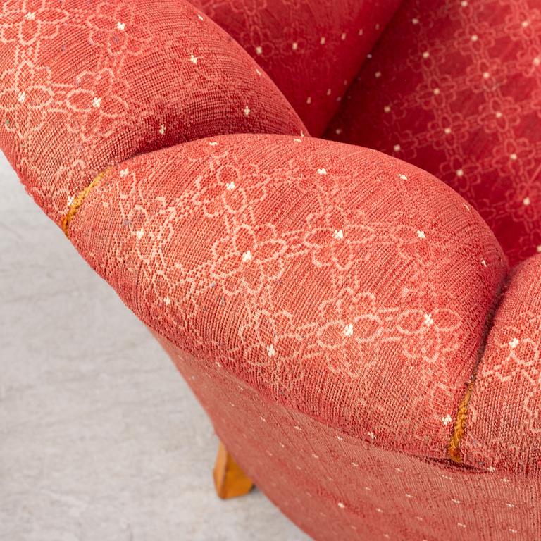 Fåtöljer, ett par, Swedish Modern, 1940-tal.