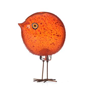 36. Peter Pelzel, a "Pulcino" glass bird, Vistosi, Italy 1960's, model S 193.