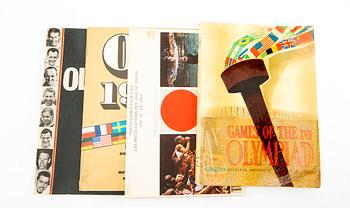 Books 13 vol "The Olympic Book" and various publications.