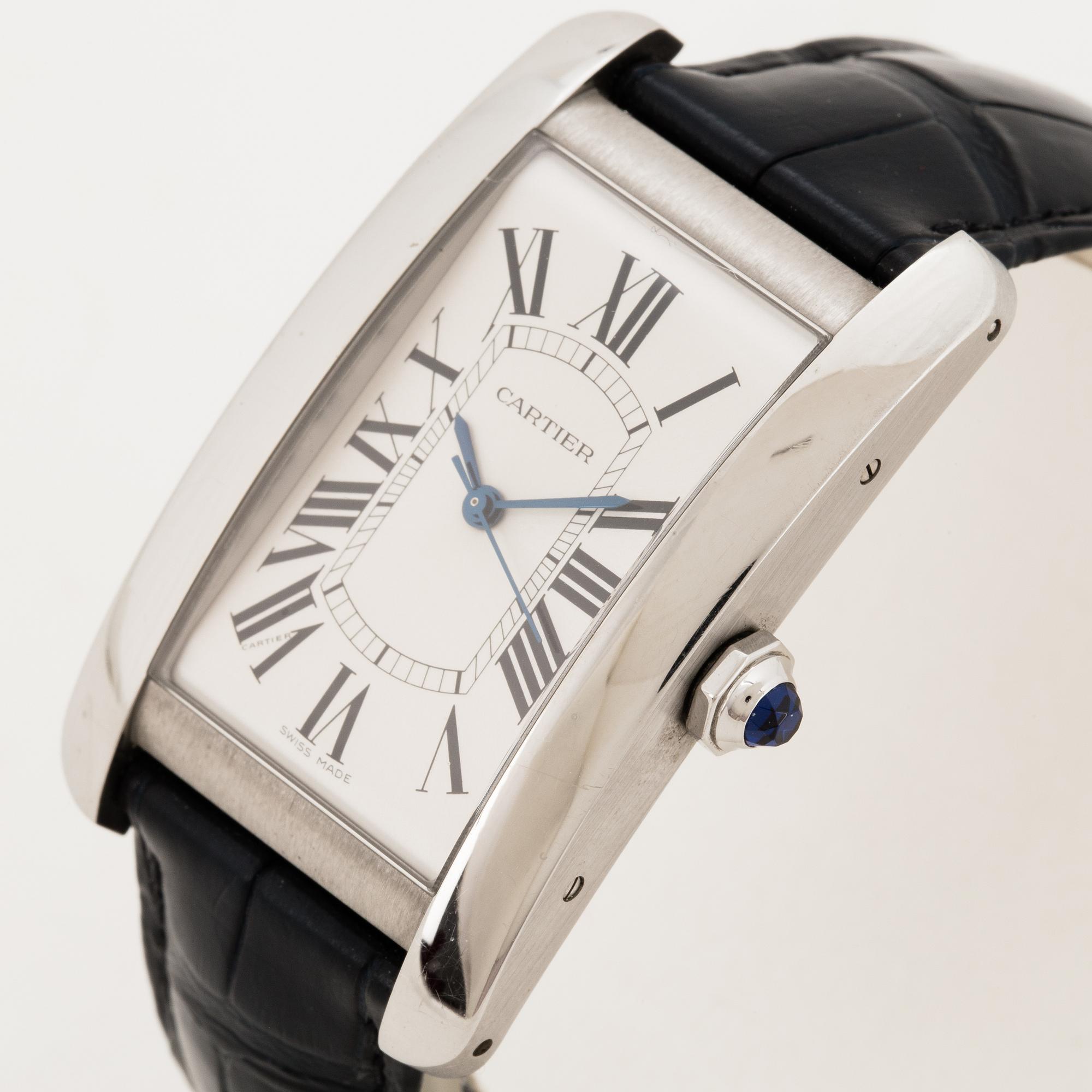 Cartier, Tank Américaine,  armbandsur, 26 x 45 mm.