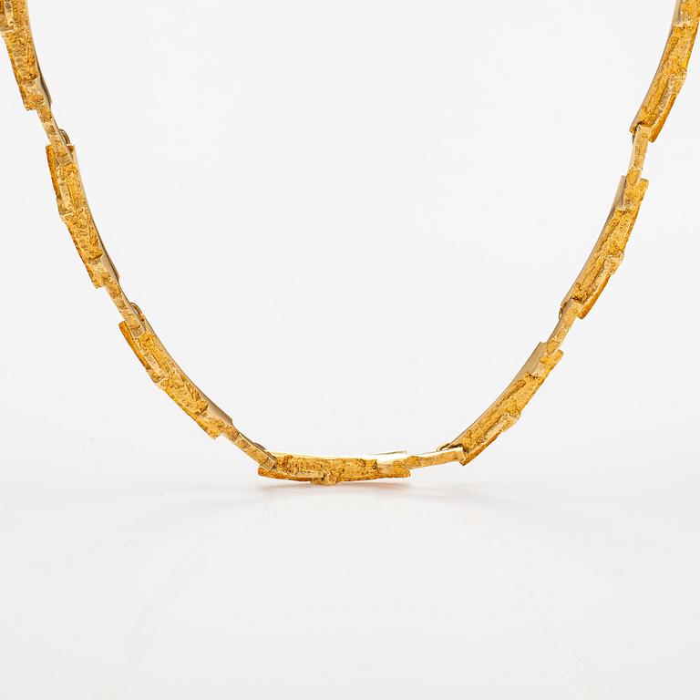 Björn Weckström, Halsband "Tundra", 18K guld. Lapponia.