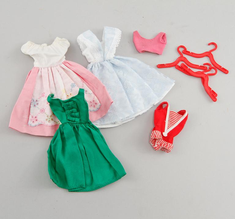 BARBIEDOCKOR, 5 st, Matell, 1950/60-tal.