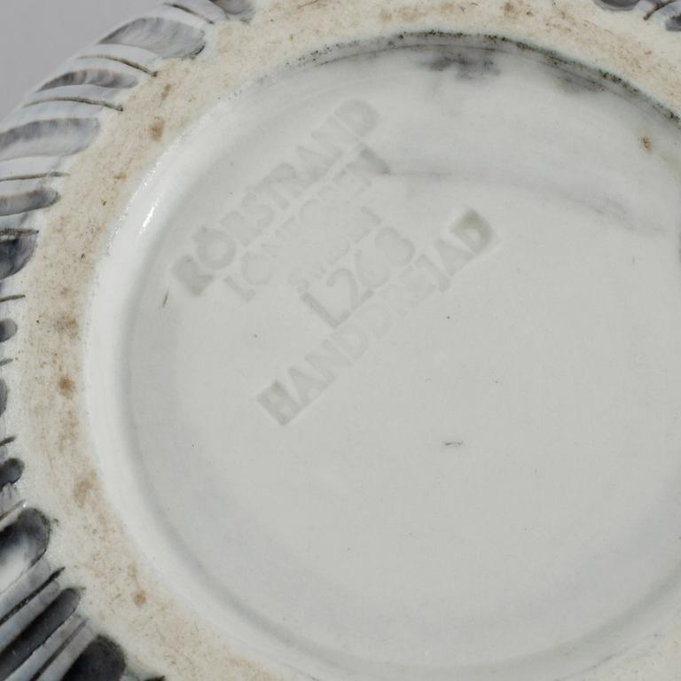 VAS, stengods, Gertrud Lönegren, Rörstrand, stämpelsignerad, 1900-talets första hälft.