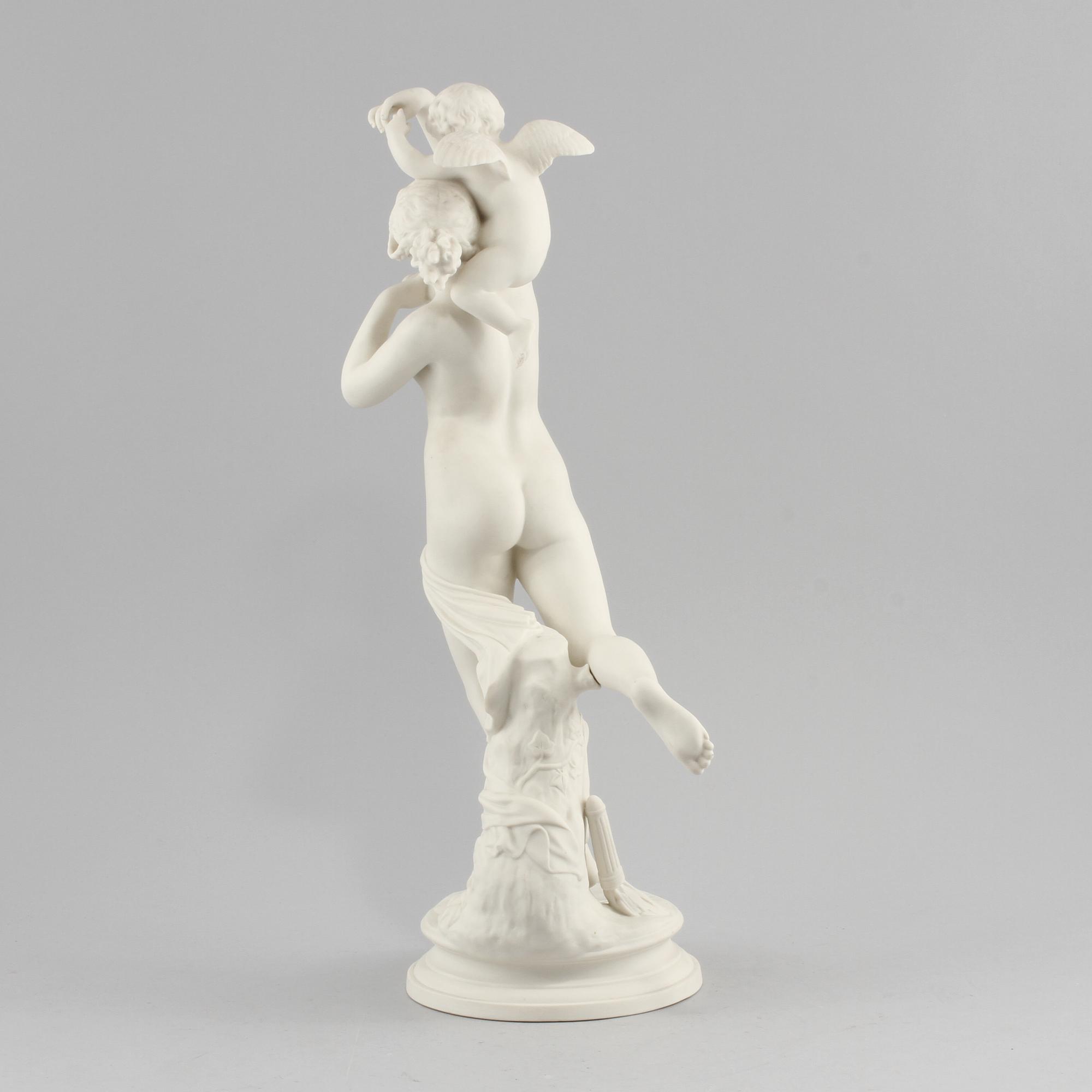 FIGURIN, parian, Gustavsberg, omkring år 1900.