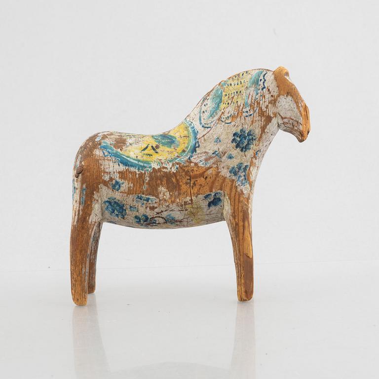 A Dalecarlian wooden horse, Nisser-gården, Vattnäs, early 20th Century.