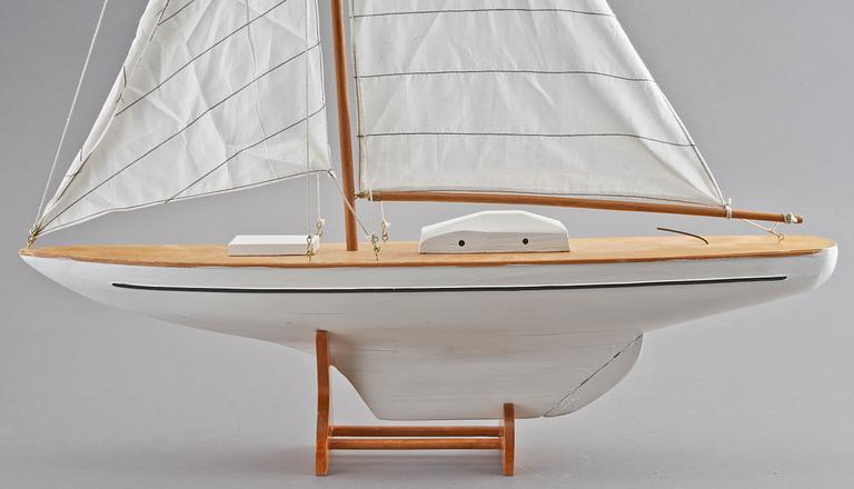 BÅTMODELL, 1900-talets andra hälft.