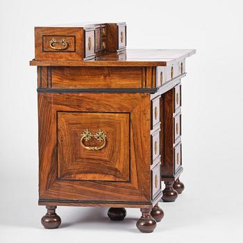 A Swedish Baroque Royal writing desk, by Hindrich von Hachten Ordered for the queen Hedvig Eleonora (1636-1715) 1683.