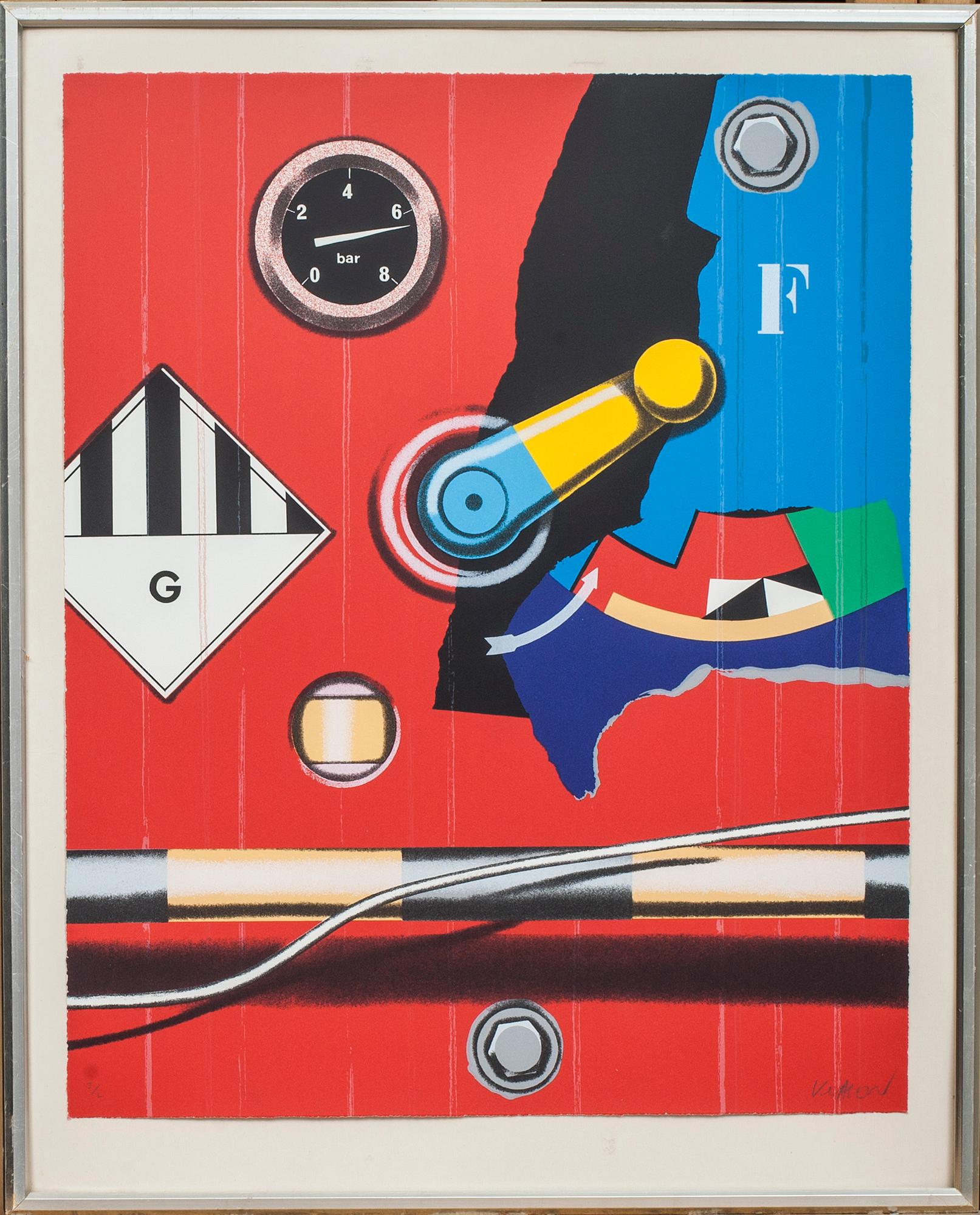 PETER KLASEN, färglitografi, signerad och numrerad I/L(dvs 1/50).