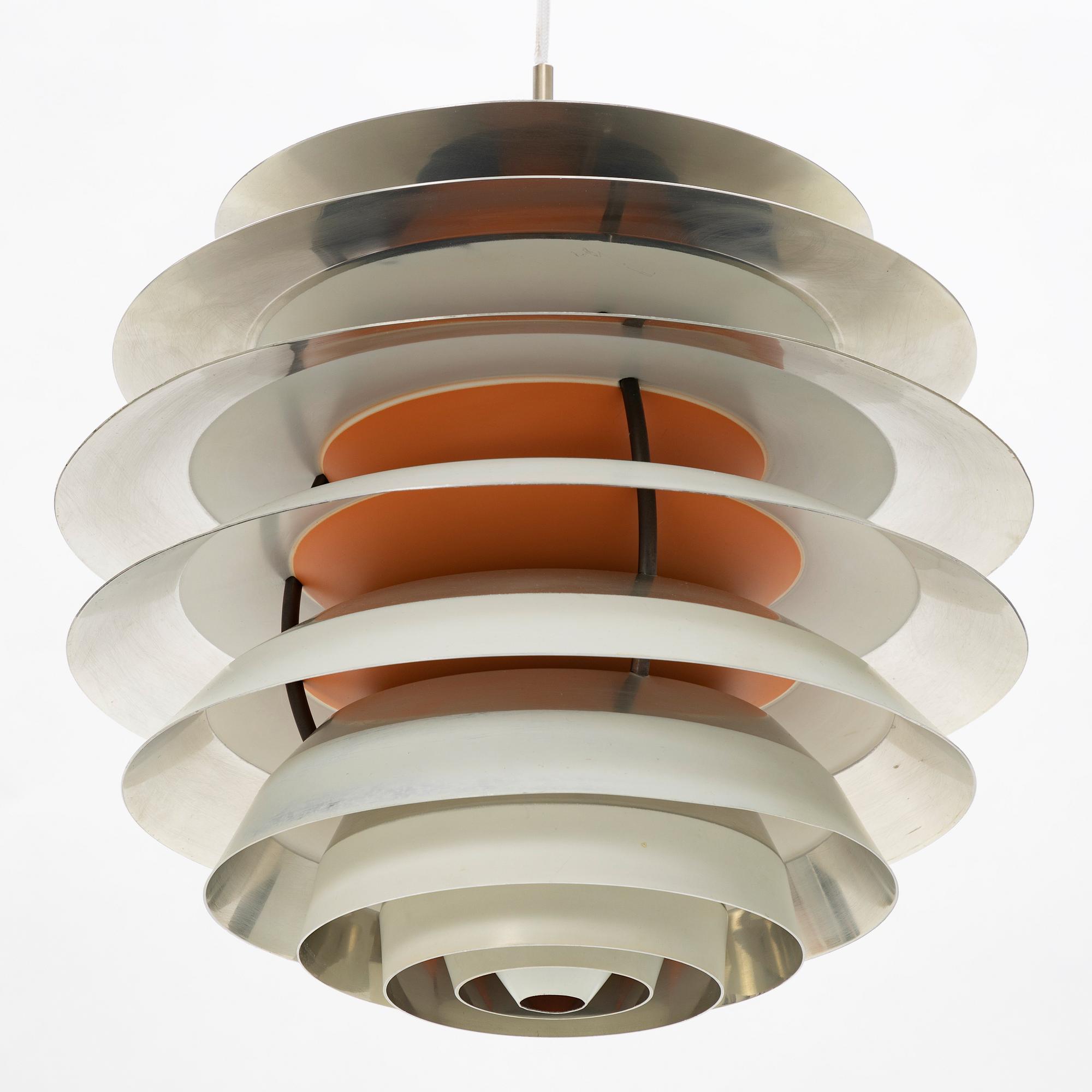 Poul Henningsen, a "PH Kontrast" ceiling lamp, Louis Poulsen, Denmark.