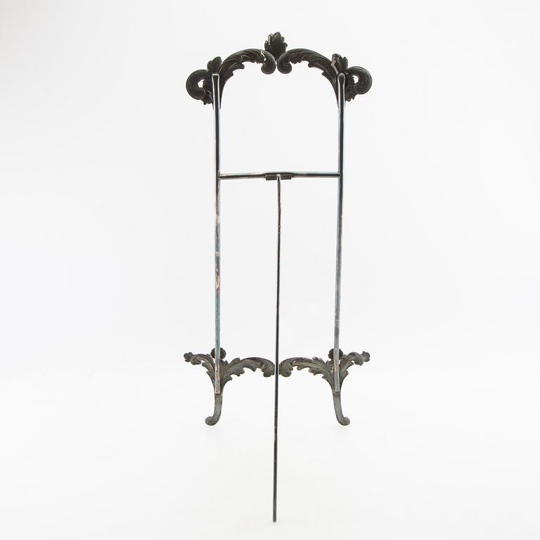 Fotografi/Tavel-ställ tidigt 1900-tal nysilver.