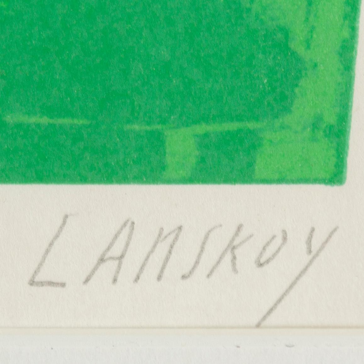ANDRÉ LANSKOY, lithograph in color, signed and numbered XXXIII/L?.