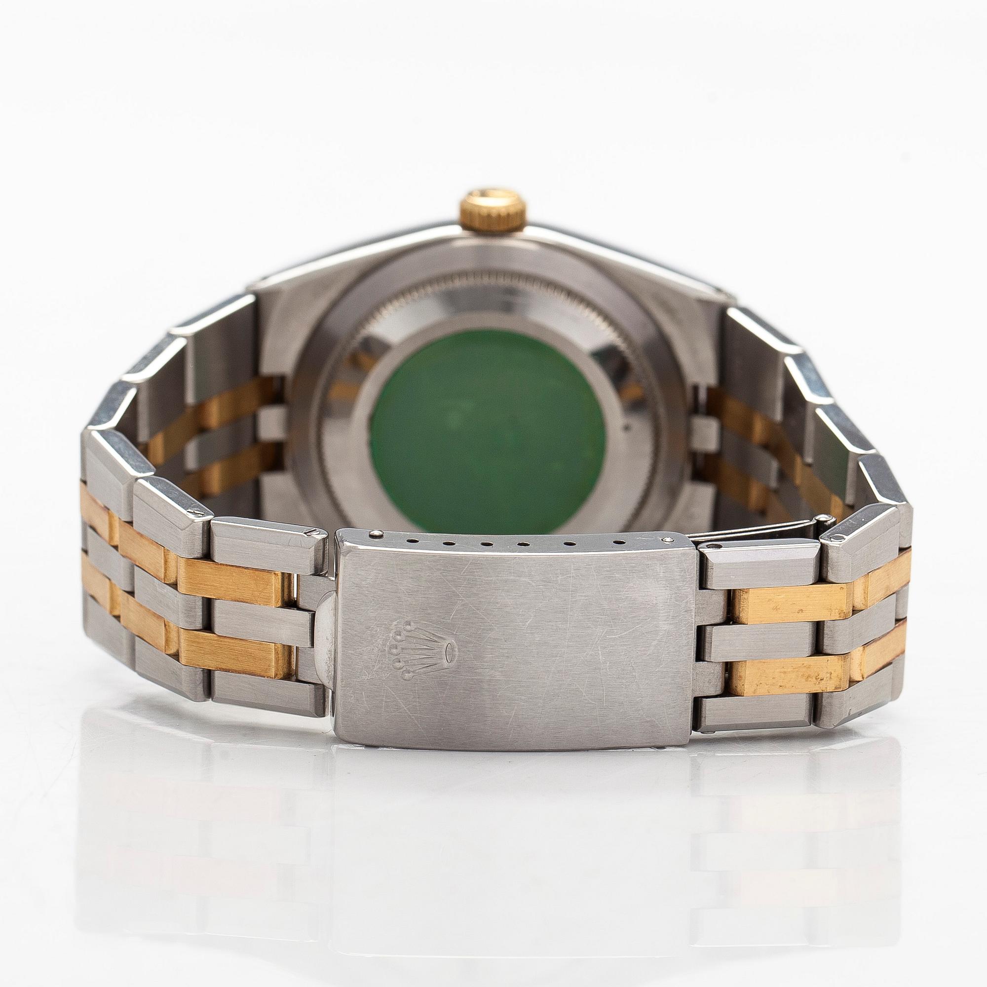 Rolex, Oysterquartz, Datejust, "Diamond Dial", wristwatch, 36 mm.