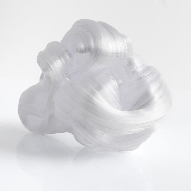Maria Bang Espersen, a glass sculpture, signed and dated 2019.