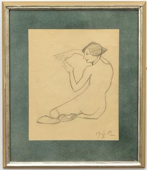 Ivan Aguéli, Seated model.
