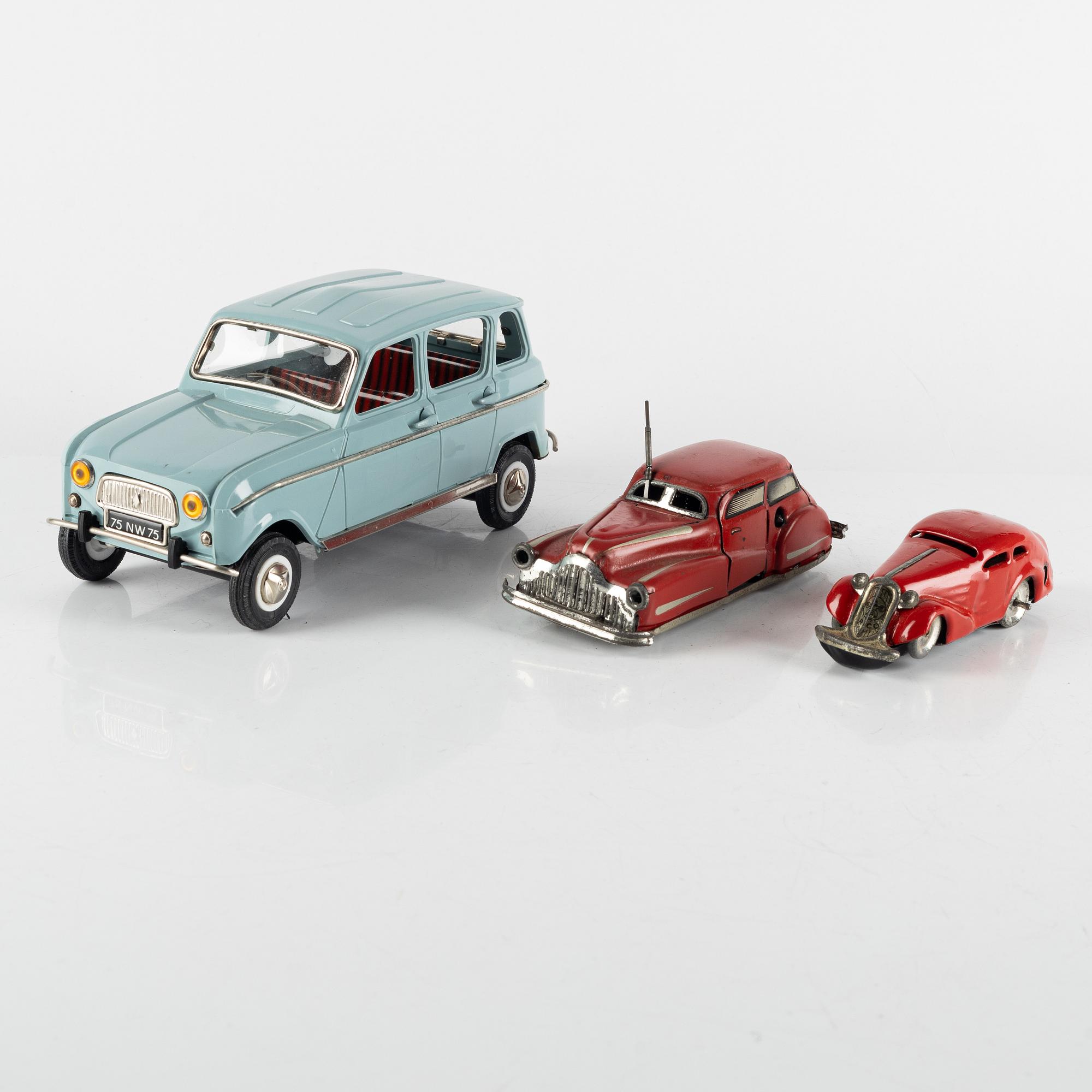 Joustra, including, 3 parts, "Renault 4L" "Auto-Miracle" and "Pico auto-stop", France, mid-20th century.