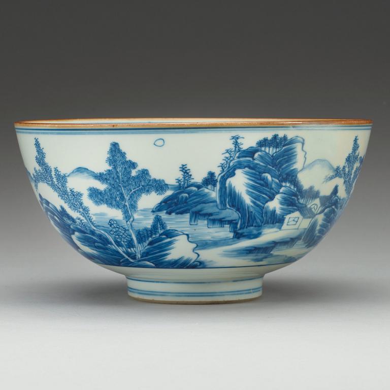 SKÅL, porslin. Qing dynastin, Kangxi (1662-1722).