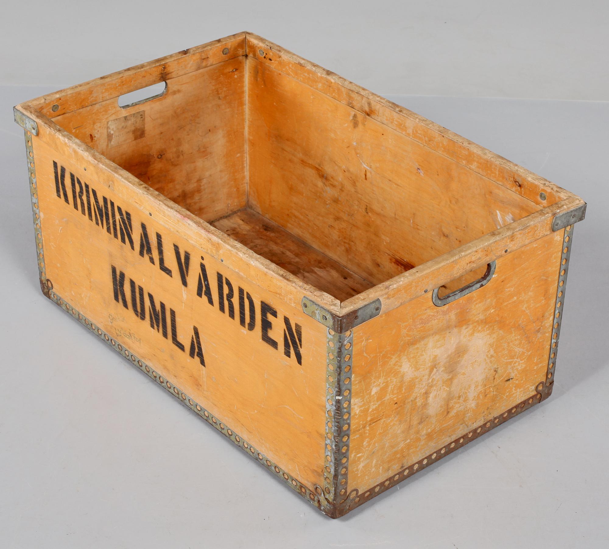 LÅDA, Kumla, 1900-talets andra hälft.