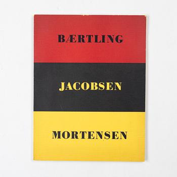 Exhibition catalogue, "Concrete Realism, Baertling, Jacobsen, Mortensen", Liljevalchs Art Gallery, Stockholm, 1956.