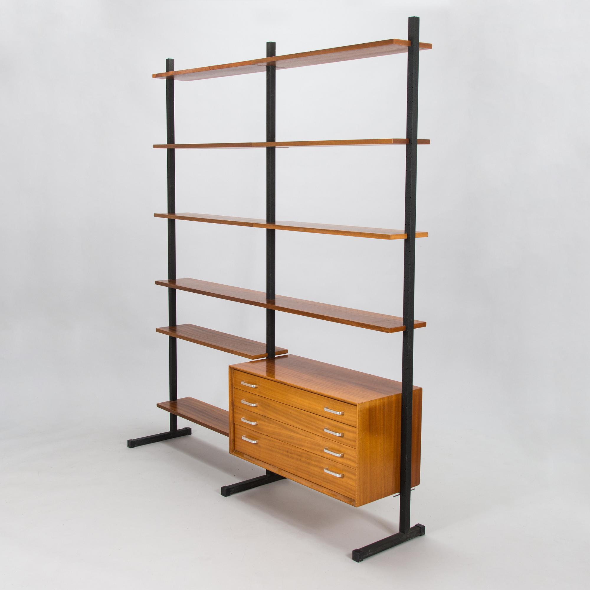 Kirjahylly, moduuli, 1960-luku.