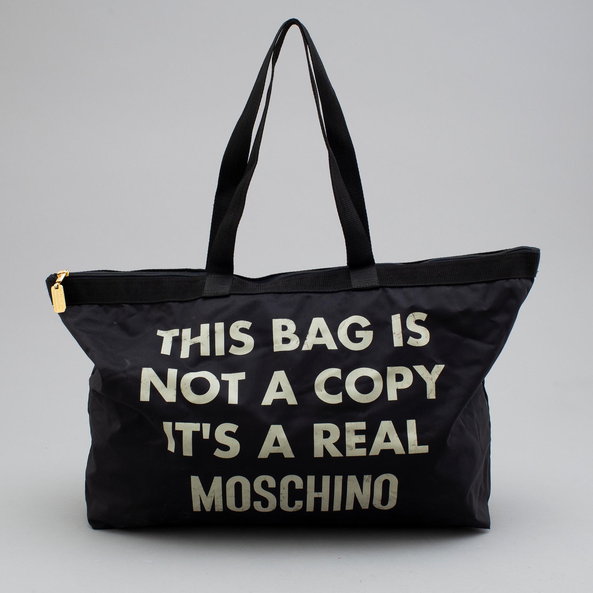 2 Moschino bags.