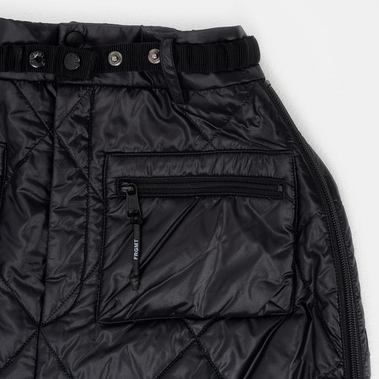 Moncler, A 'FRGMT Hiroshi Fujiwara', down jacket and skirt, size 38.