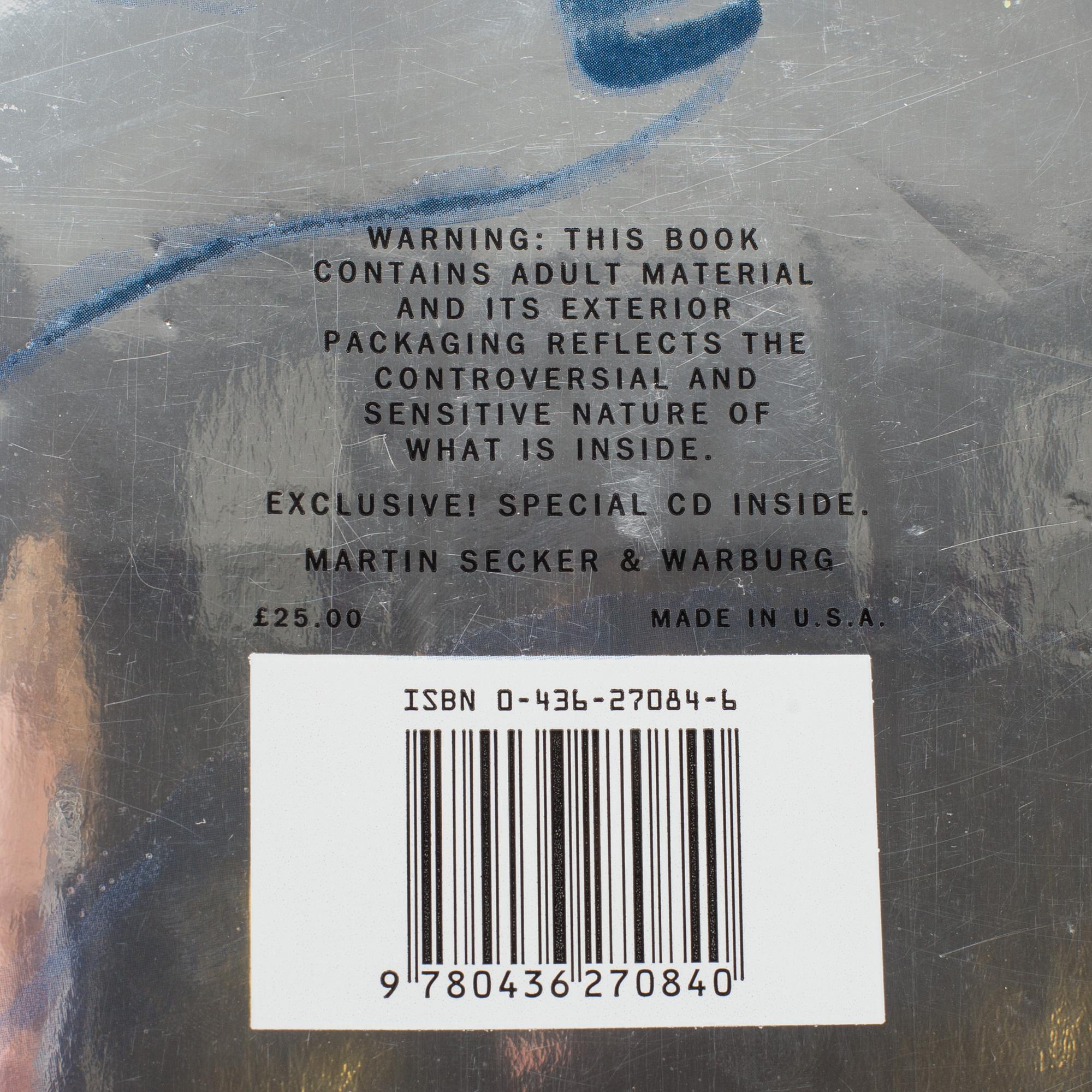 MADONNA, bok, "SEX", (1992), Första upplagan i förseglad förpackning.