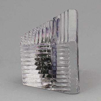 BERTIL VALLIEN, glasskulptur, signerad, Kosta Boda atelier.