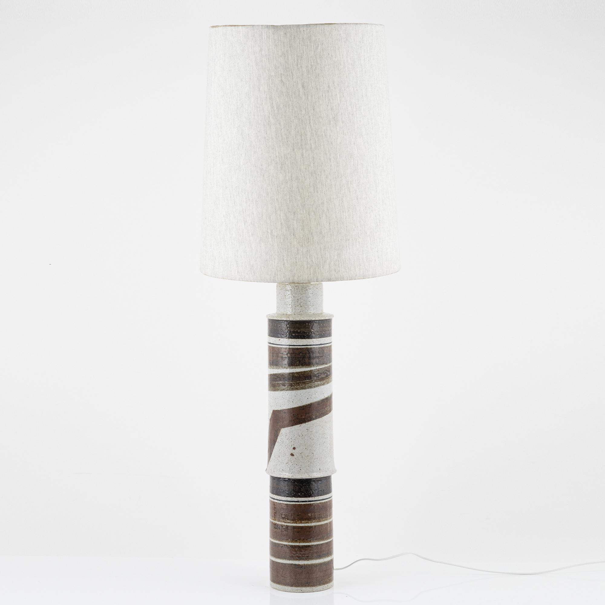 Inger Persson, golvlampa, stengods. Rörstrand.