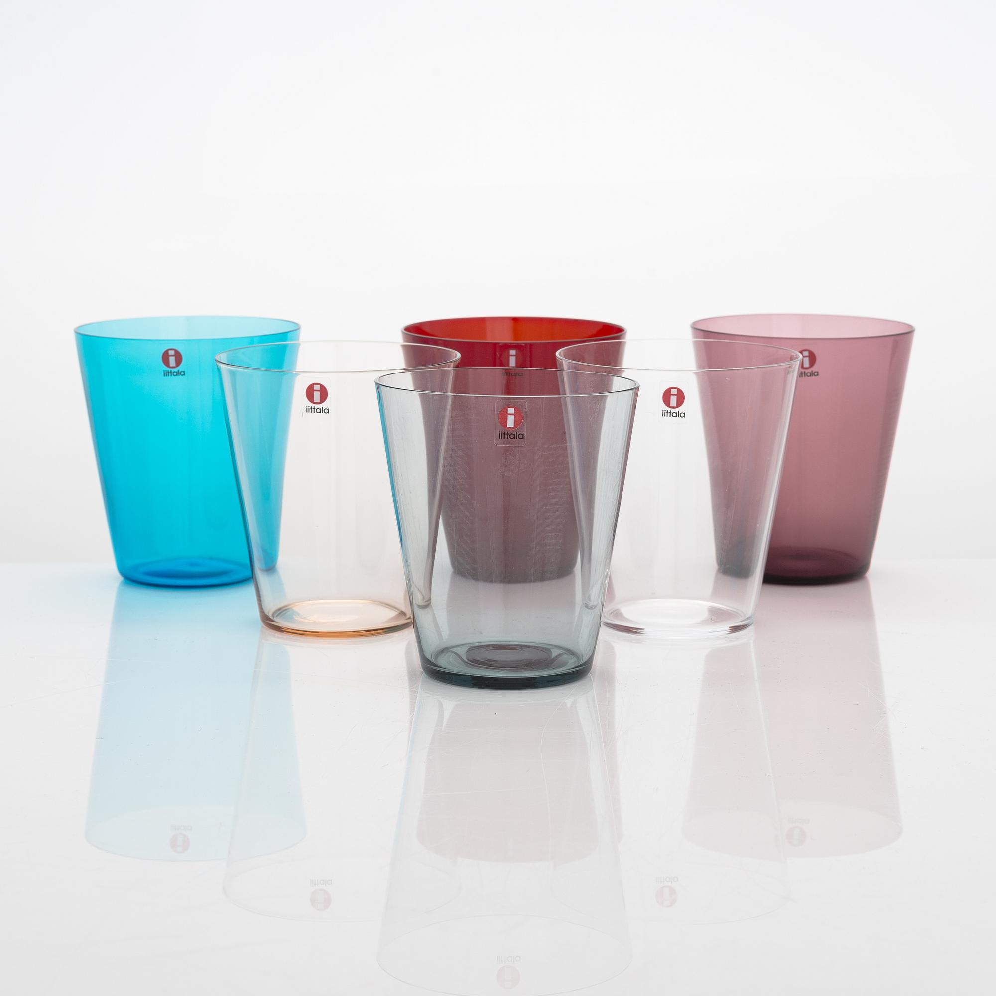 Kaj Franck, a 6-piece set of 100th anniversary 'Kartio' tumblers, Iittala 2011.