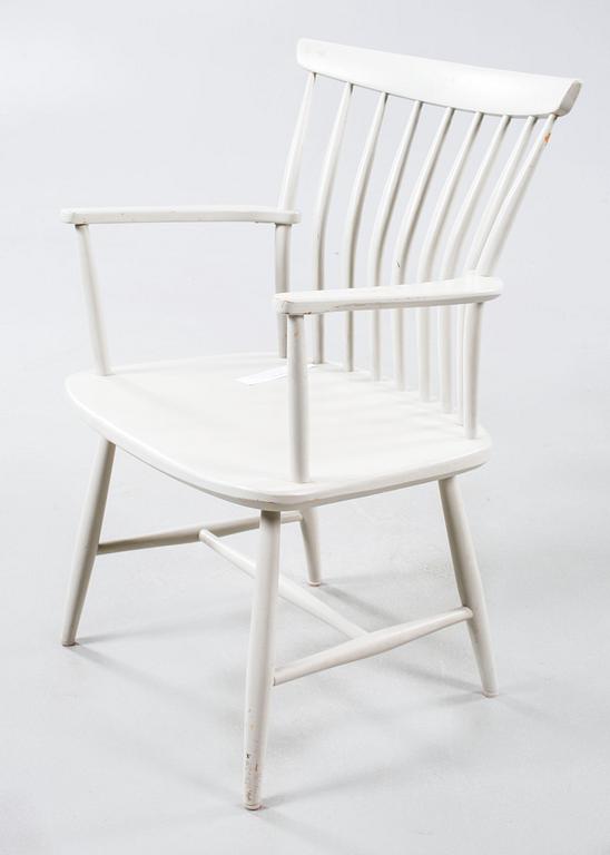 A pair of armchairs named "60A", designed by Gunnar Eklöf for AB Nässjö Stolfabrik.