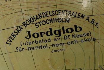 JORDGLOB, tidigt 1900-tal.