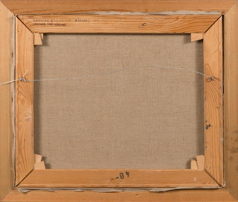 TUNTEMATON TAITEILIJA 1900-LUKU, öljy kankaalle, ei signeerattu.