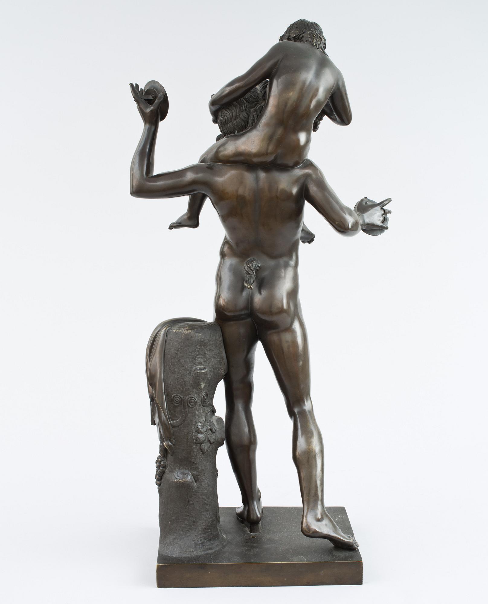 SKULPTUR, brons.  1800-talets slut.