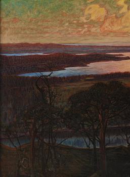 Otto Hesselbom, Skymning över Dalsland.