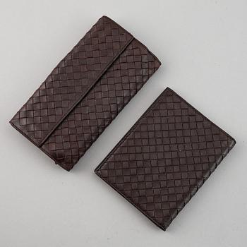 Bottega Veneta, a wallet and a agenda cover.