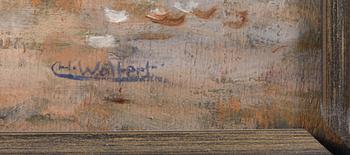 CHARLES WOLFERT, tillskriven, olja på pannå, sign.